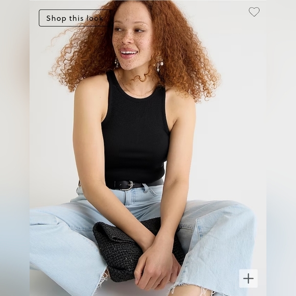 NWT J. Crew New favorite tank top in vintage rib, size small - Picture 4 of 9